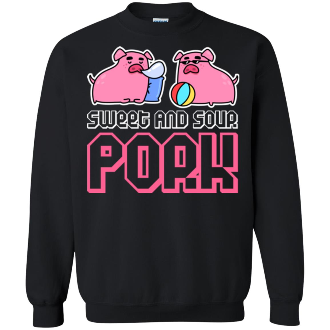 Food Lover T-shirt Sweet And Sour Pork Black