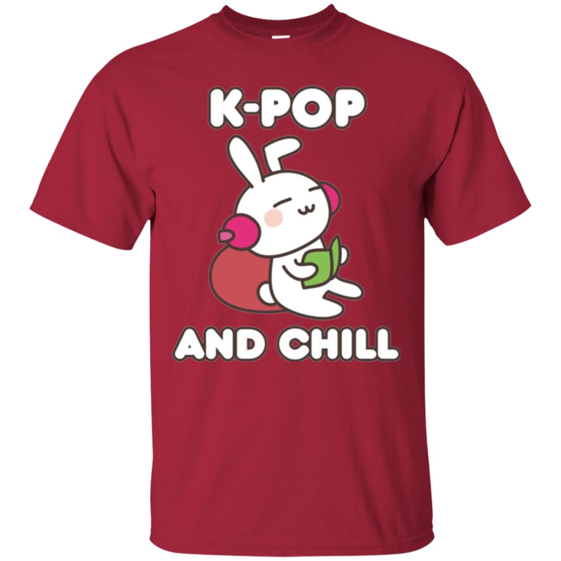 K-pop T-shirt K-pop And Chill Cardinal