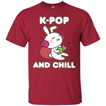 K-pop T-shirt K-pop And Chill Cardinal