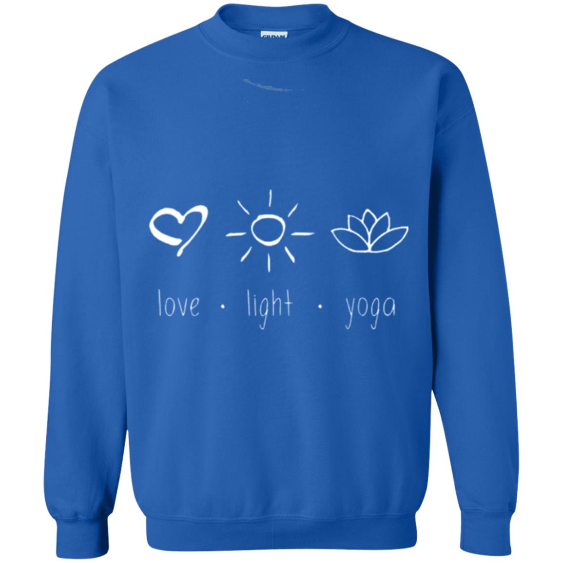 Yoga Lovers T-shirt Love Light Yoga Royal