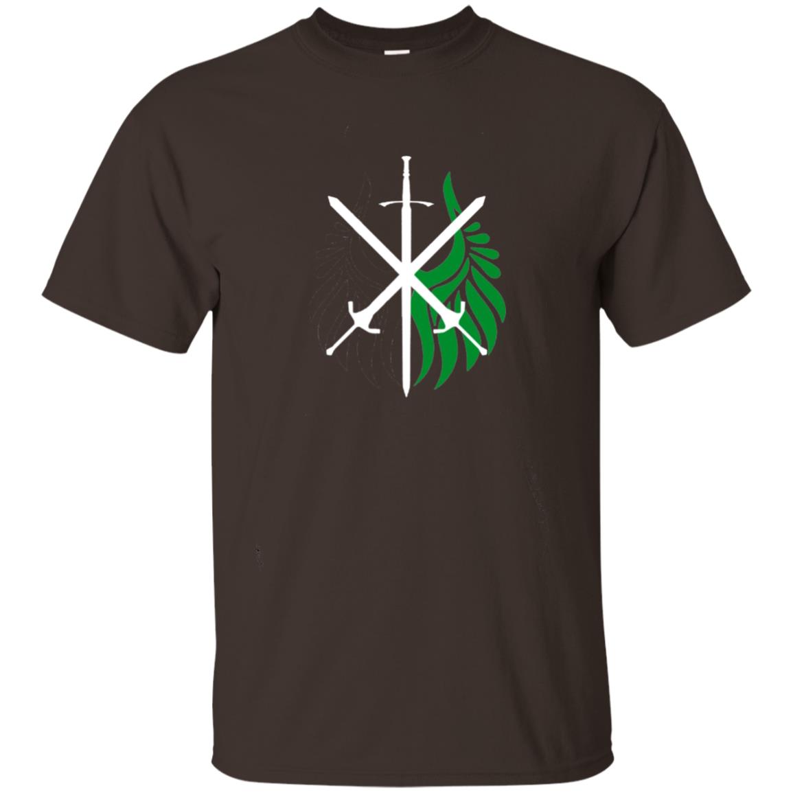 Battle Wings Of Medieval Victory T-shirt Dark Chocolate
