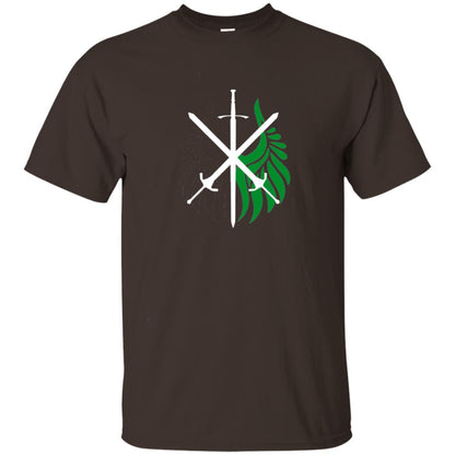 Battle Wings Of Medieval Victory T-shirt Dark Chocolate