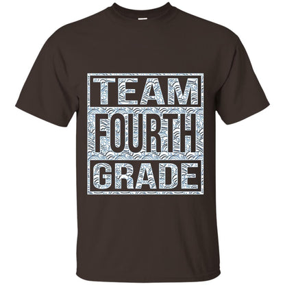 Team 4th Grade Shirt Dark Chocolate