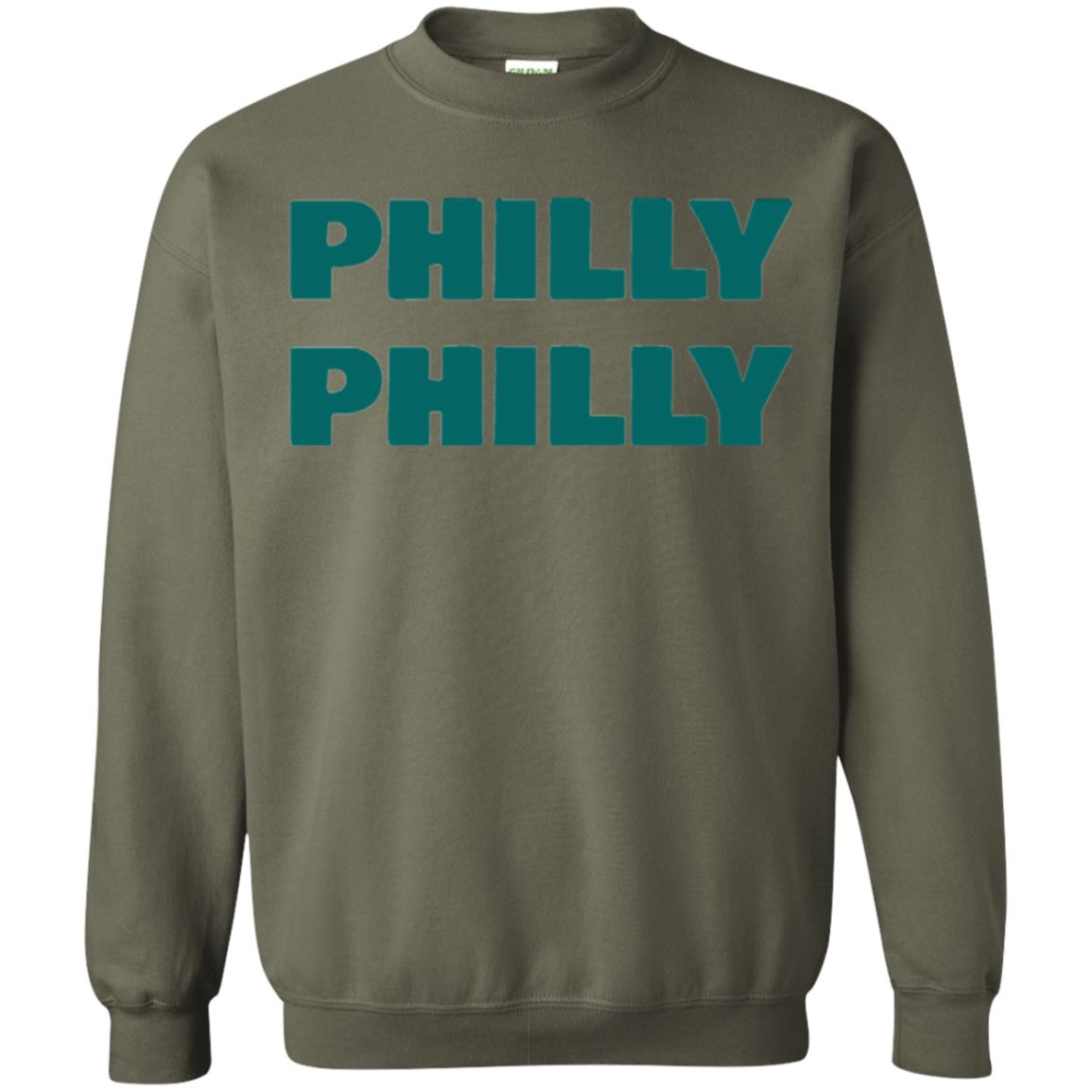 Football Lover T-shirt Philly Philly Philadelphia T-shirt Military Green
