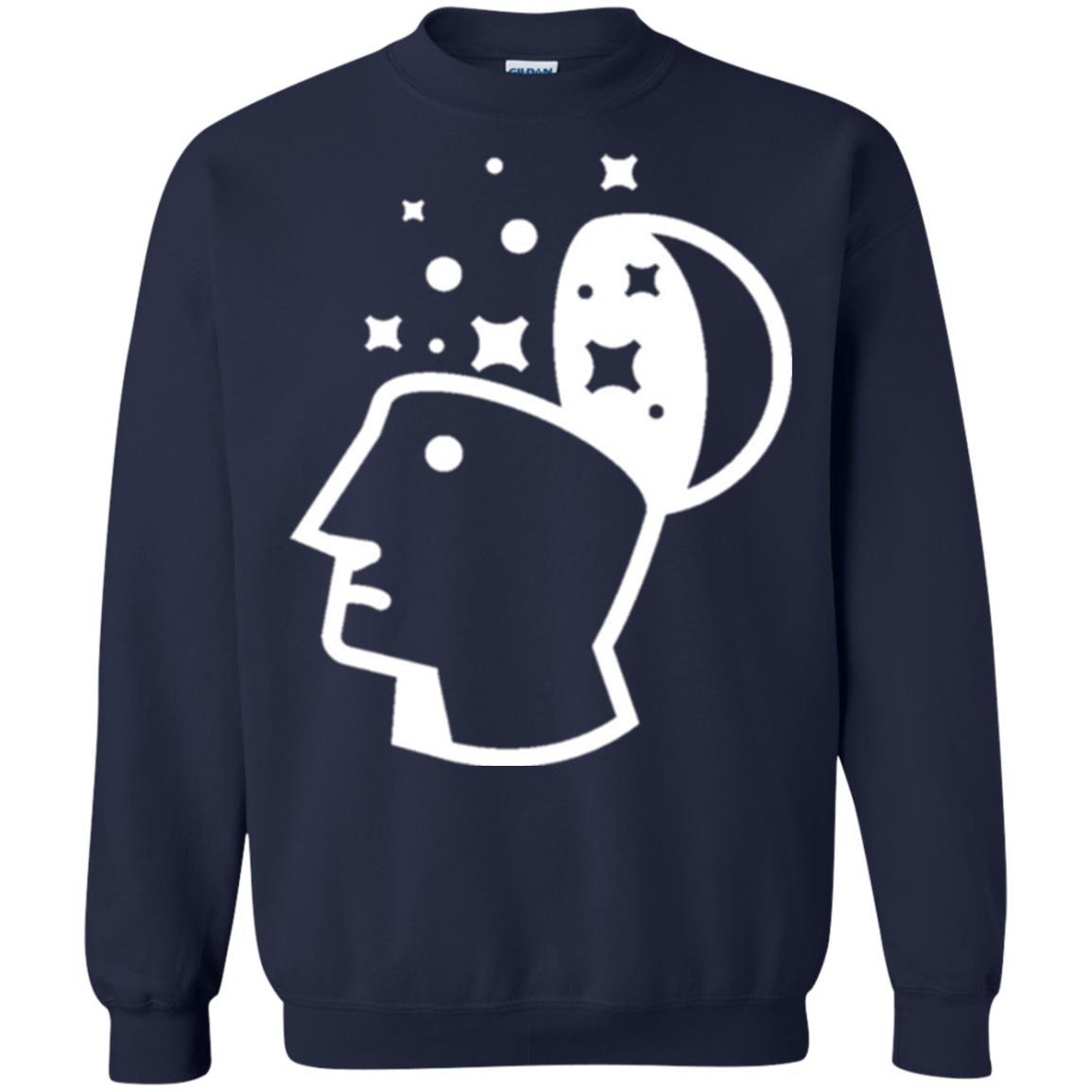 Look Into His Head Creative Thinking T-shirt Navy