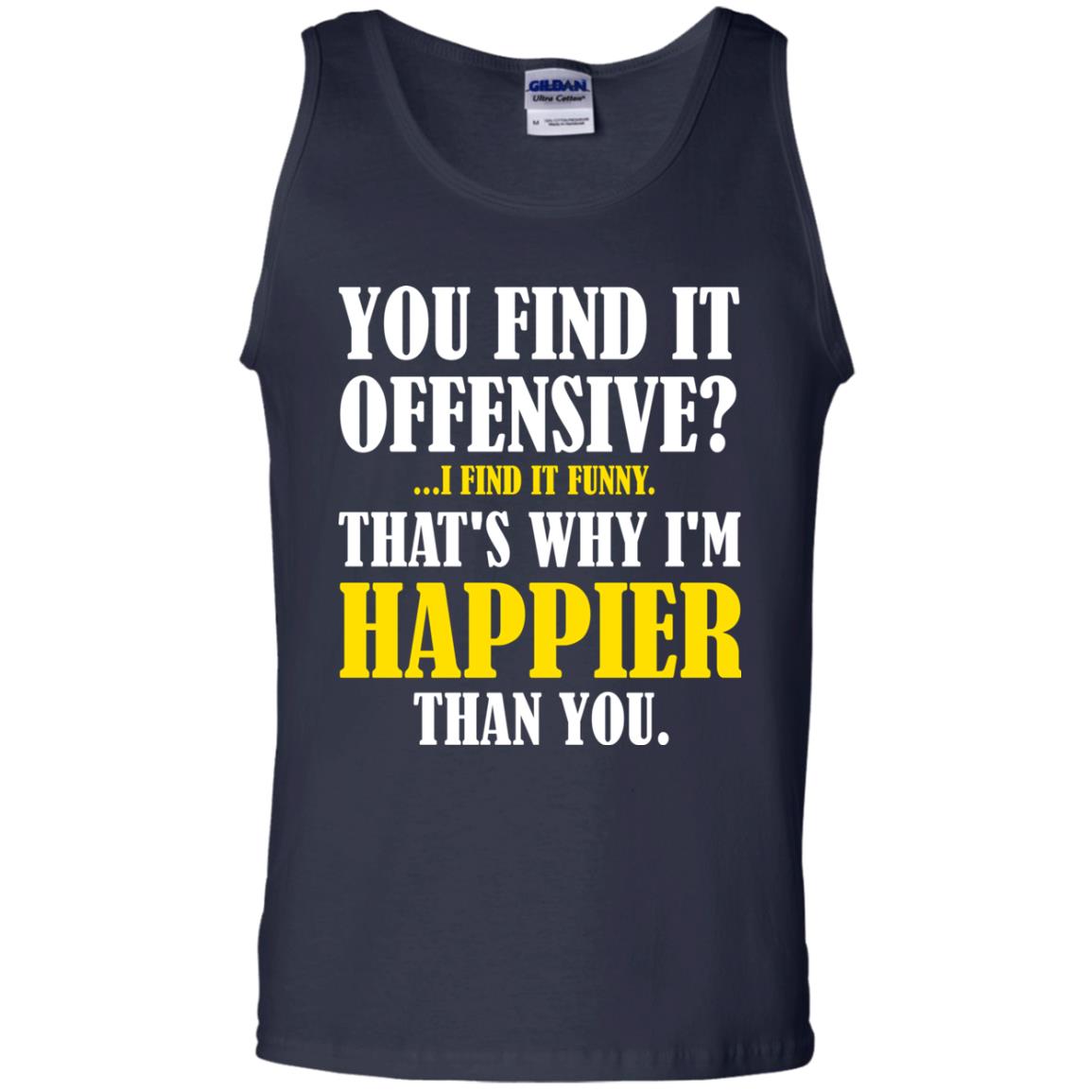 You Find It Offensive I Find It Funny T-shirt Navy