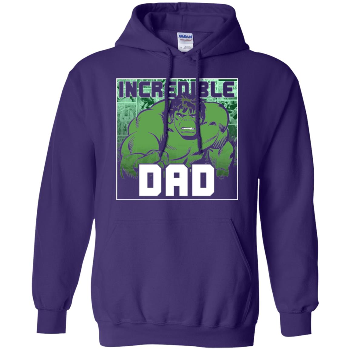 Daddy T-shirt Incredable Dad Purple
