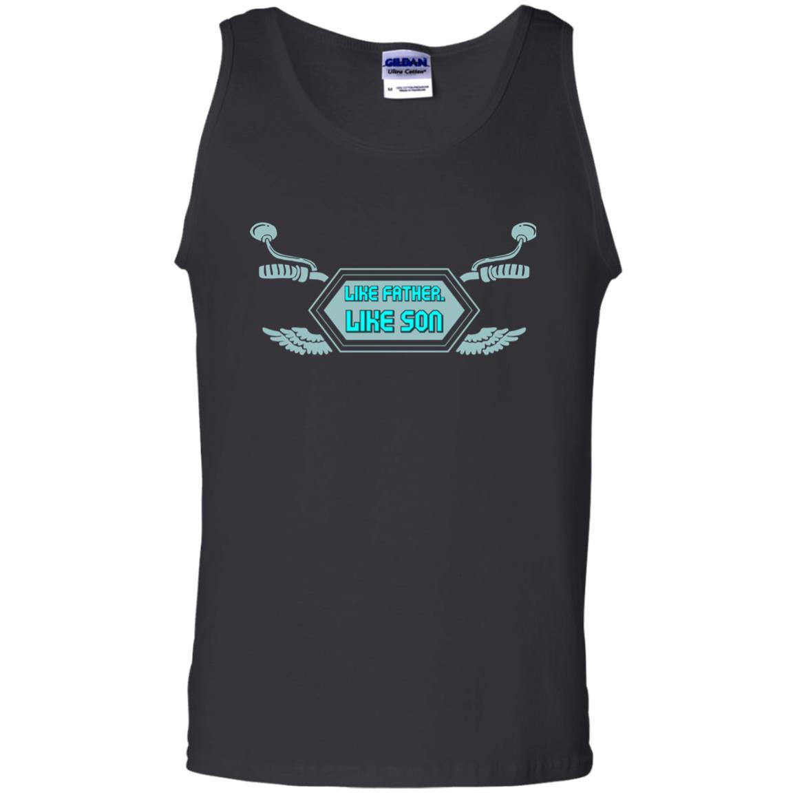 Motocross T-shirt Like Father Like Son Black
