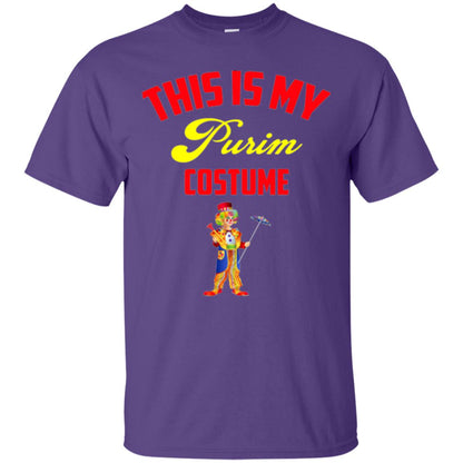 This Is My Purim Costume Purim Day T-shirt Purple