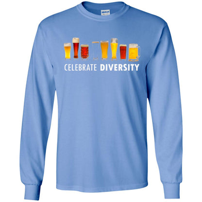 Beer Lovers T-shirt Celebrate Diversity Carolina Blue