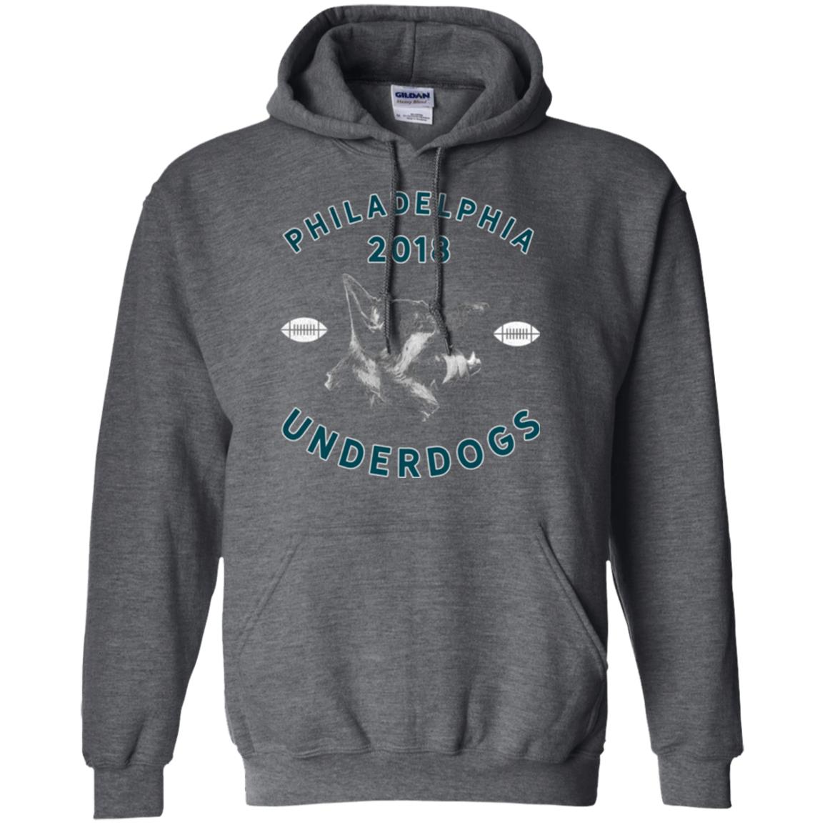 Dog Lover T-shirt Philly Philadelphia Underdogs Lii Game Day Dark Heather