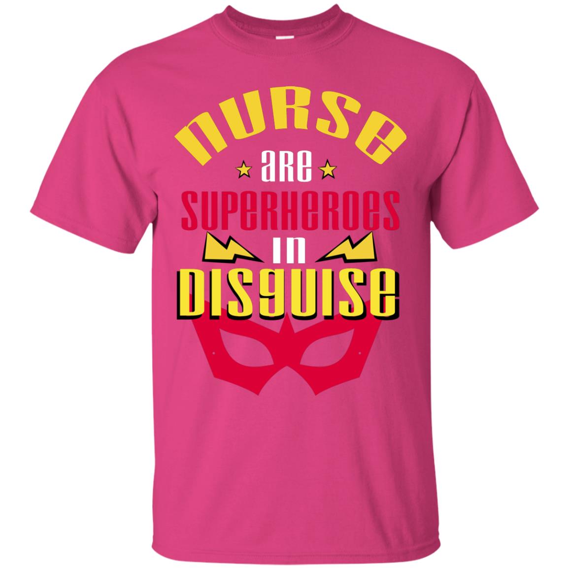 Nurse Are Superheroes In Disguise Movie Fan T-shirt Heliconia