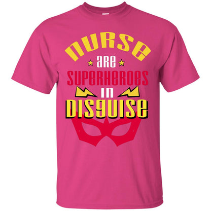 Nurse Are Superheroes In Disguise Movie Fan T-shirt Heliconia