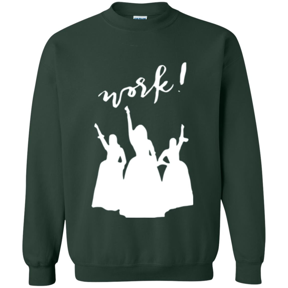 Schuyler Sisters T-shirt Work Forest Green
