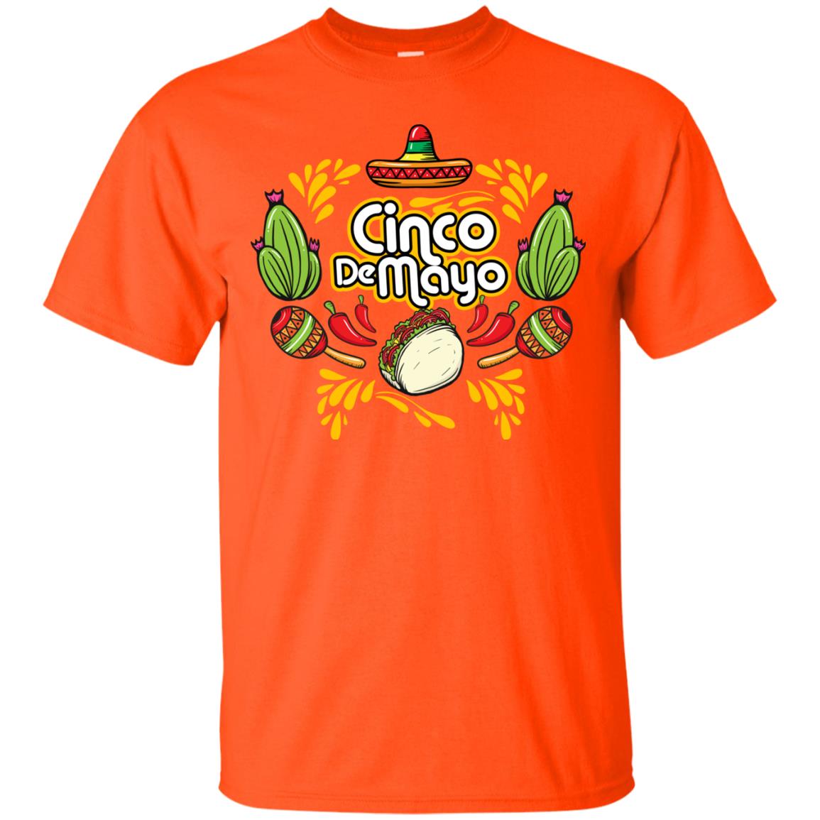 Mexican Festival Cinco De Mayo Shirt Orange