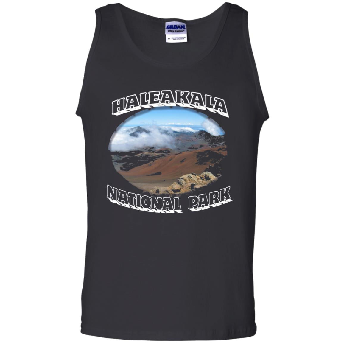 Mountain T-shirt Haleakala National Park Volcoana Black