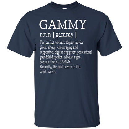 Gammy Definition Nana T-shirt Navy