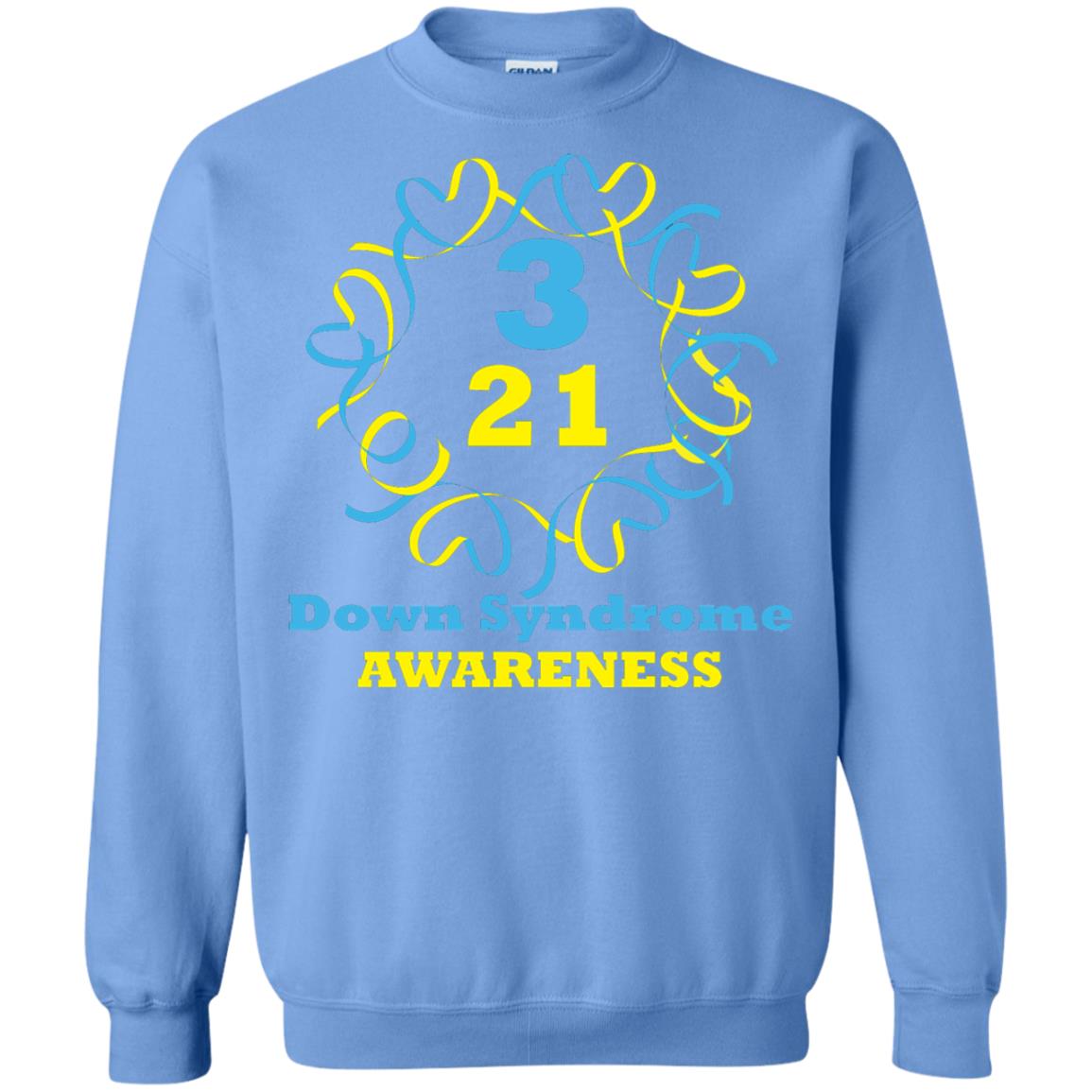 Down Syndrome Awareness T Shirt Carolina Blue
