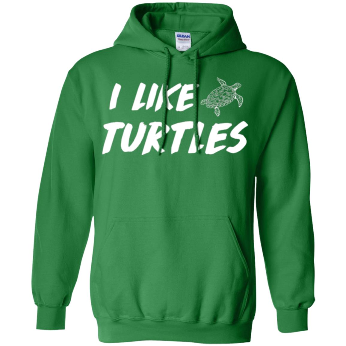 I Like Turtles T-shirt Irish Green