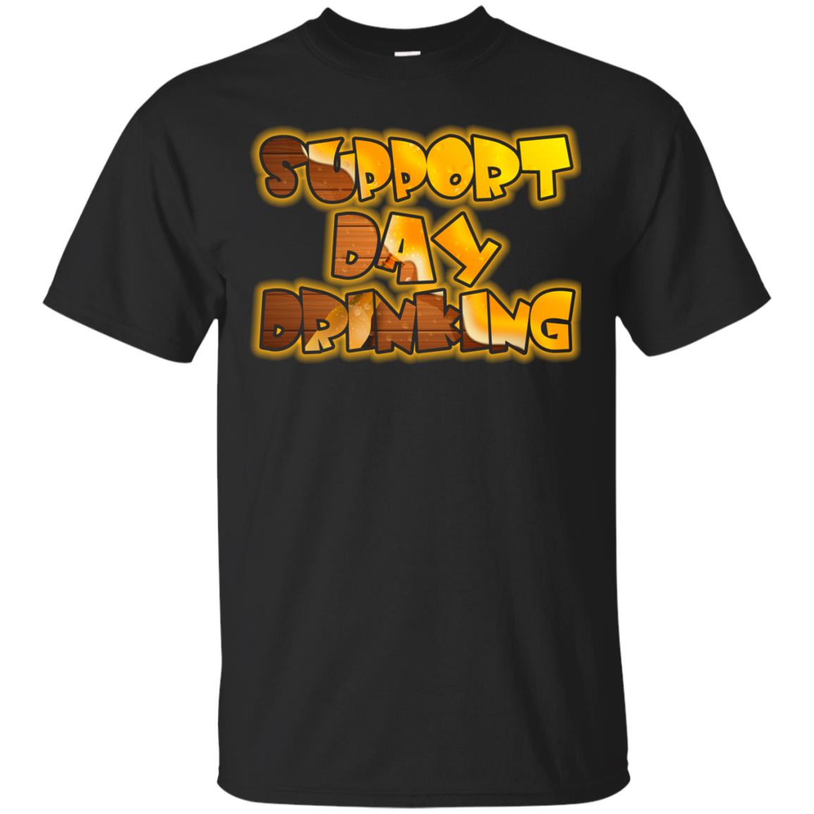 Saint Patrick's Day T-shirt Support Day Drinking Black
