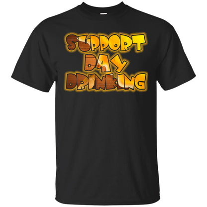 Saint Patrick's Day T-shirt Support Day Drinking Black