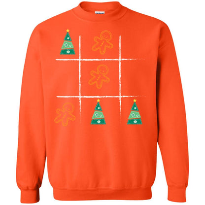 Christmas T-shirt Tic Tac Toe Board Game Orange