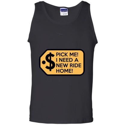 Pick Me I Need A New Ride Home Game Show T-shirt Black