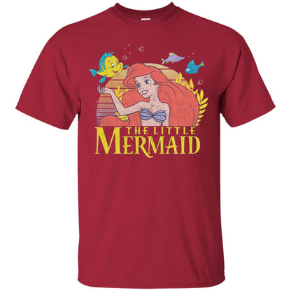 Cartoon T-shirt Mermaid Ariel Flounder Cardinal