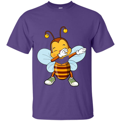 Dabbing Bee Dab Dancing Beekeeping Bee Lover T-shirt Purple