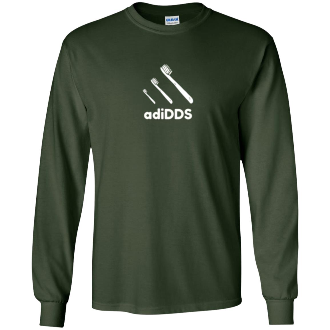Dentist T-shirt Tooth Brush Adidds T-shirt Forest Green