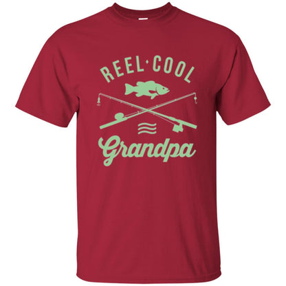 Fisherman T-shirt Retired Grandpa Reel Cool Cardinal