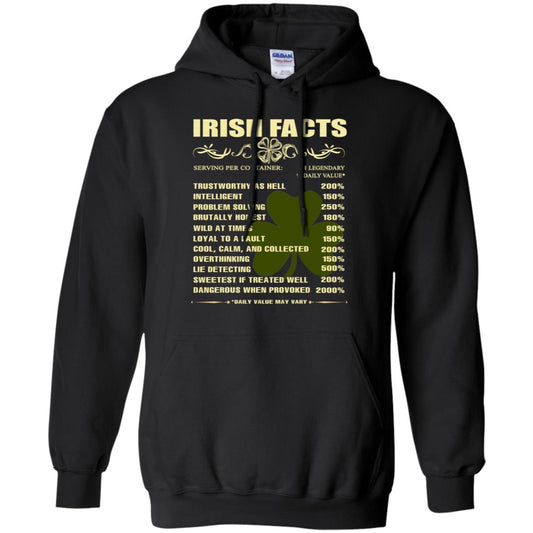 Irish Facts Intelligent Problem Solving Shirt Black