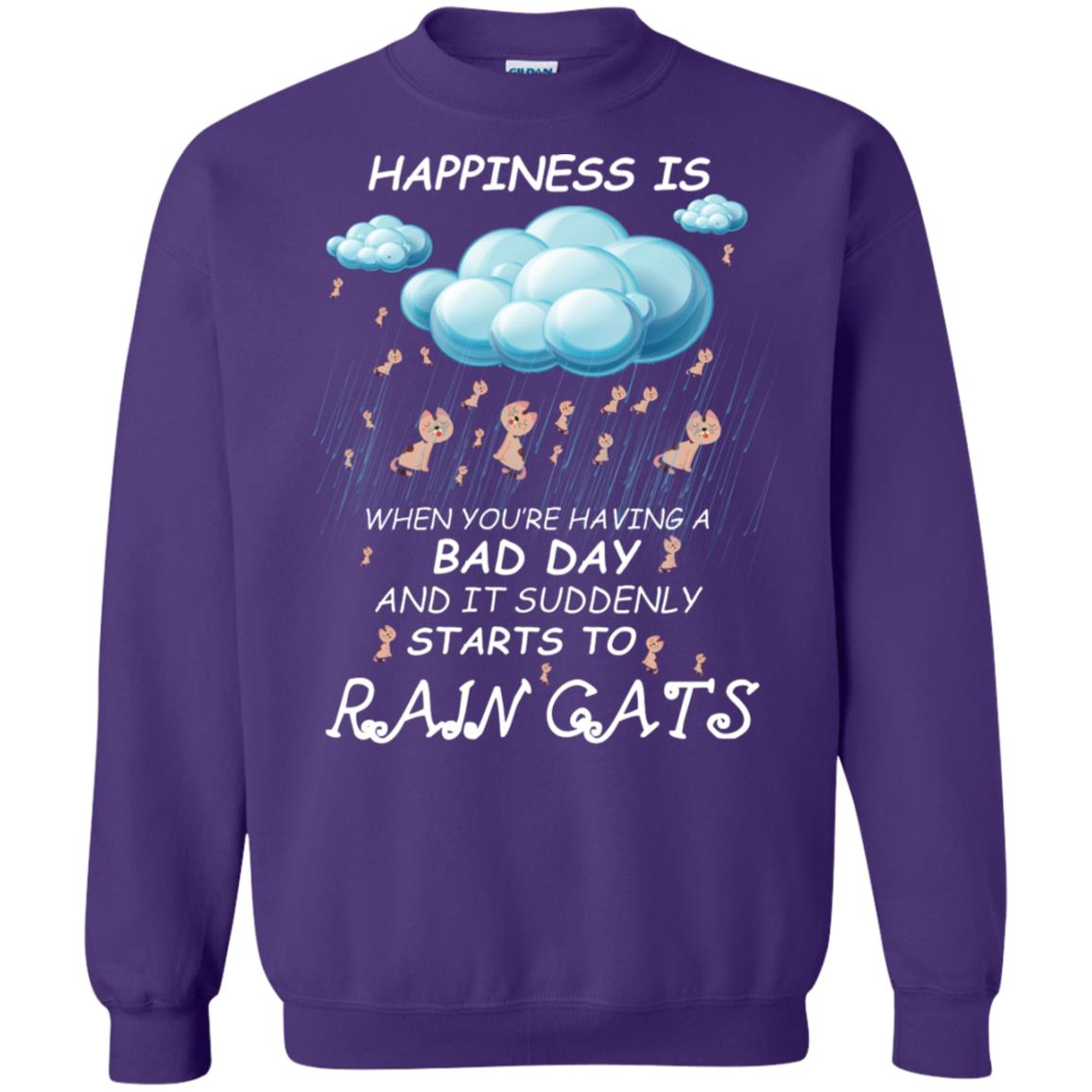 When You're Having A Bad Day And It Suddenly Starts To Rain Cats Purple