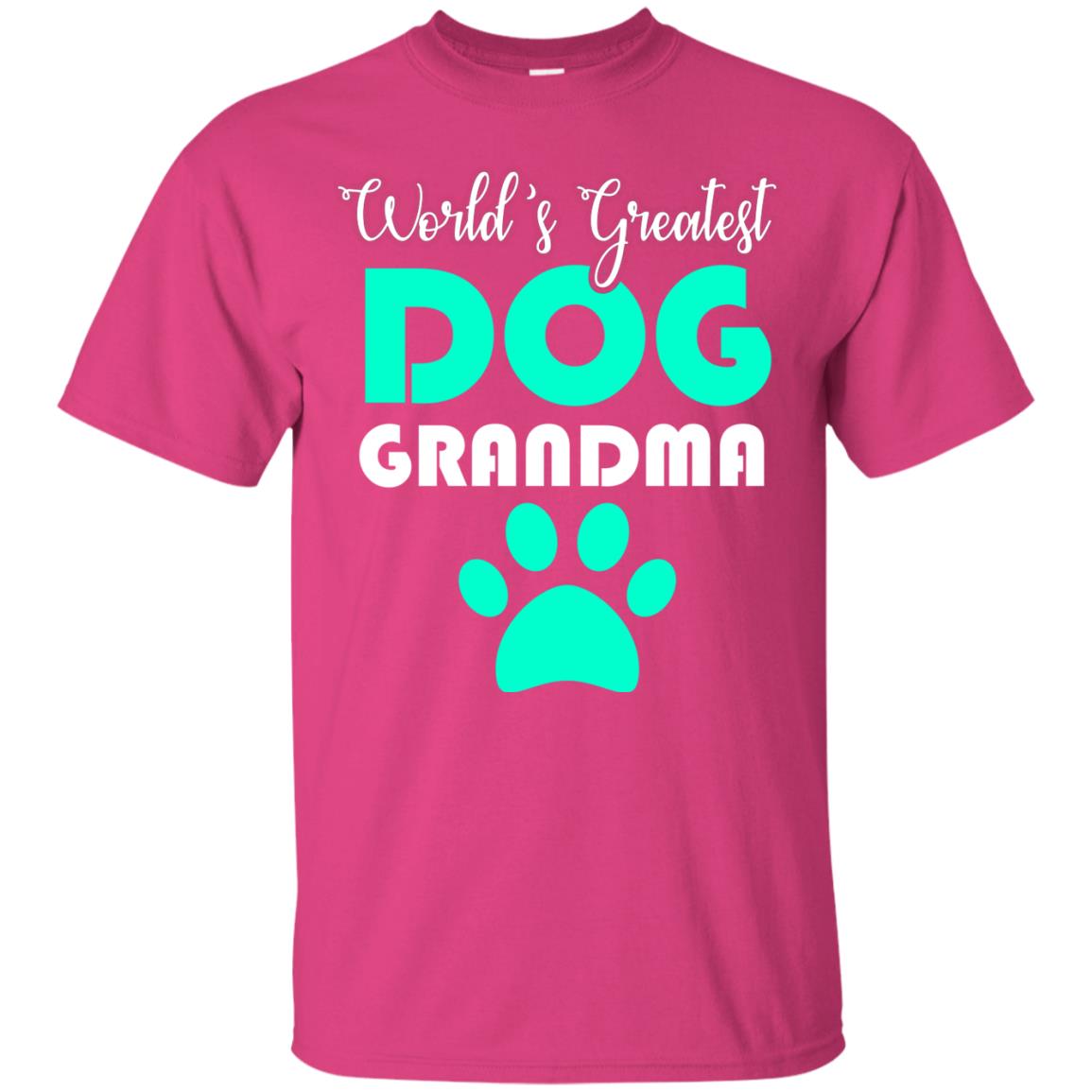 World_s Greatest Dog Grandma Cool Shirt For Mama Love Dogs Heliconia