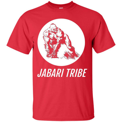 Jabari Tribe White Gorilla T-shirt Red
