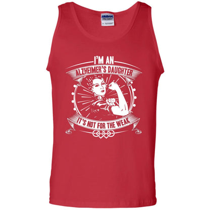 I'm An Alzheimer's Daughter, It's Not For The Weak T-shirt Red