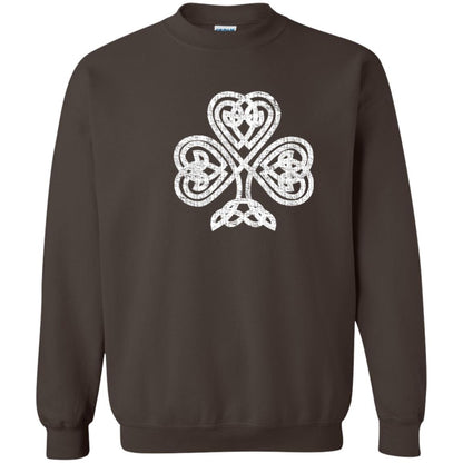Irish Shamrock Knot Symbol St. Patrick_s Day T-shirt Dark Chocolate