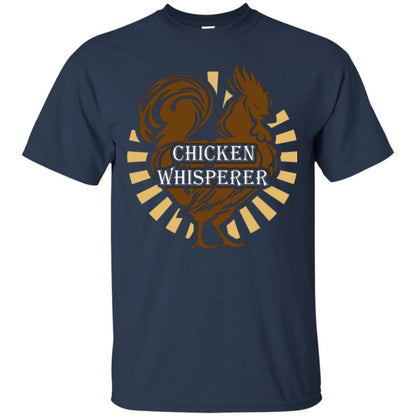 Farmer T-shirt Chicken Whisperer Navy
