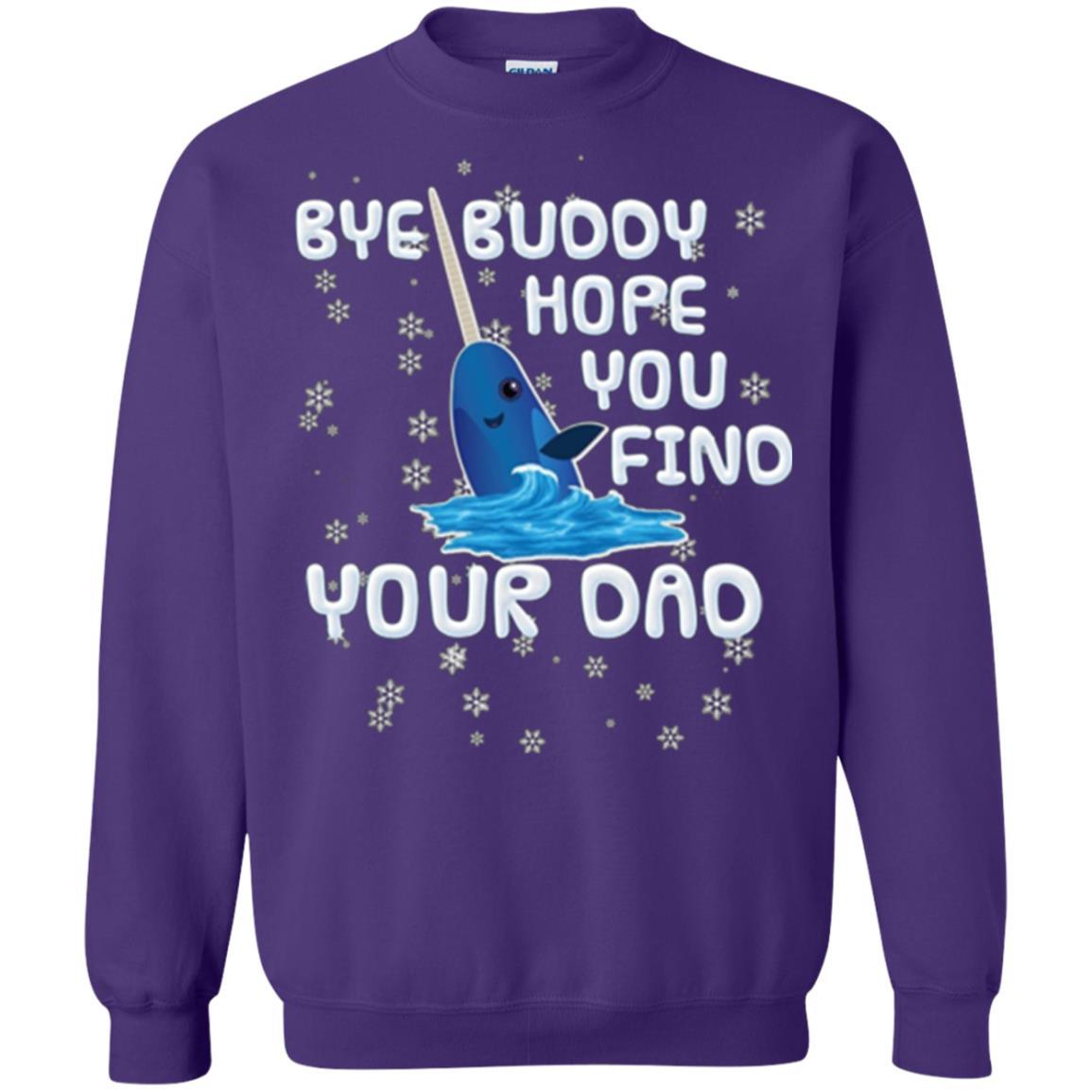 Family T-shirt Bye Buddy Hope You Find Your Dad Purple