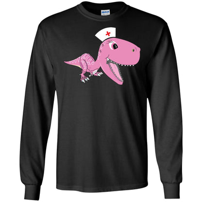 Dinosau-nurse Dinosaurus Nursing Shirt Black