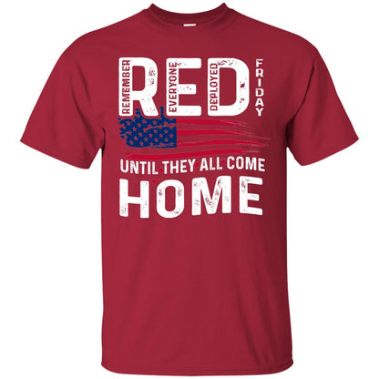 Nation Wear Red Day T-shirt Red Friday Until They All Come Home Cardinal