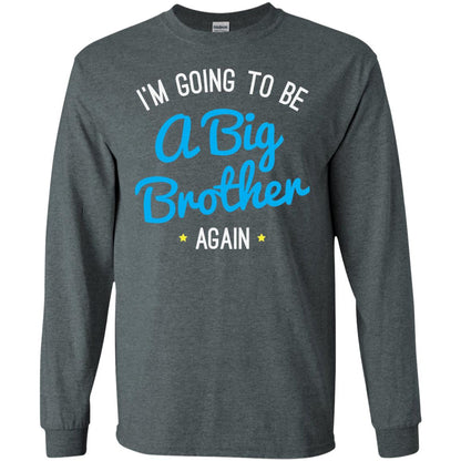 Big Brother Again T-shirt Happy New Baby Dark Heather