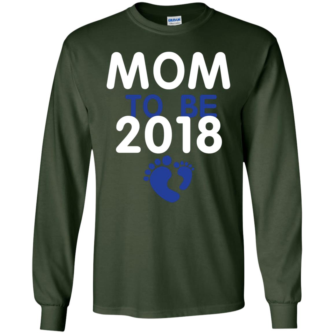 Pregnancy T-shirt Mom To Be 2018 Forest Green