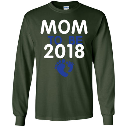 Pregnancy T-shirt Mom To Be 2018 Forest Green