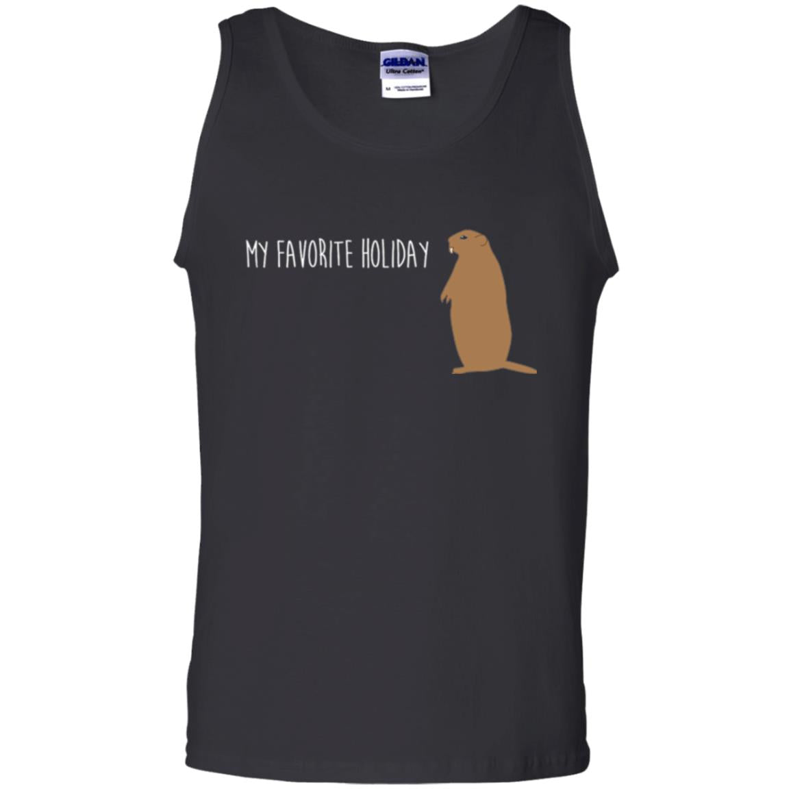Groundhog Day T-shirt My Favorite Holiday T-shirt Black