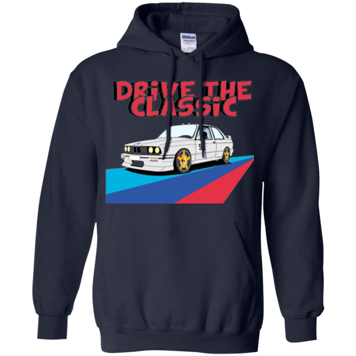 Classic Drive Vintage Collectors Bmw Lovers T-shirt Navy