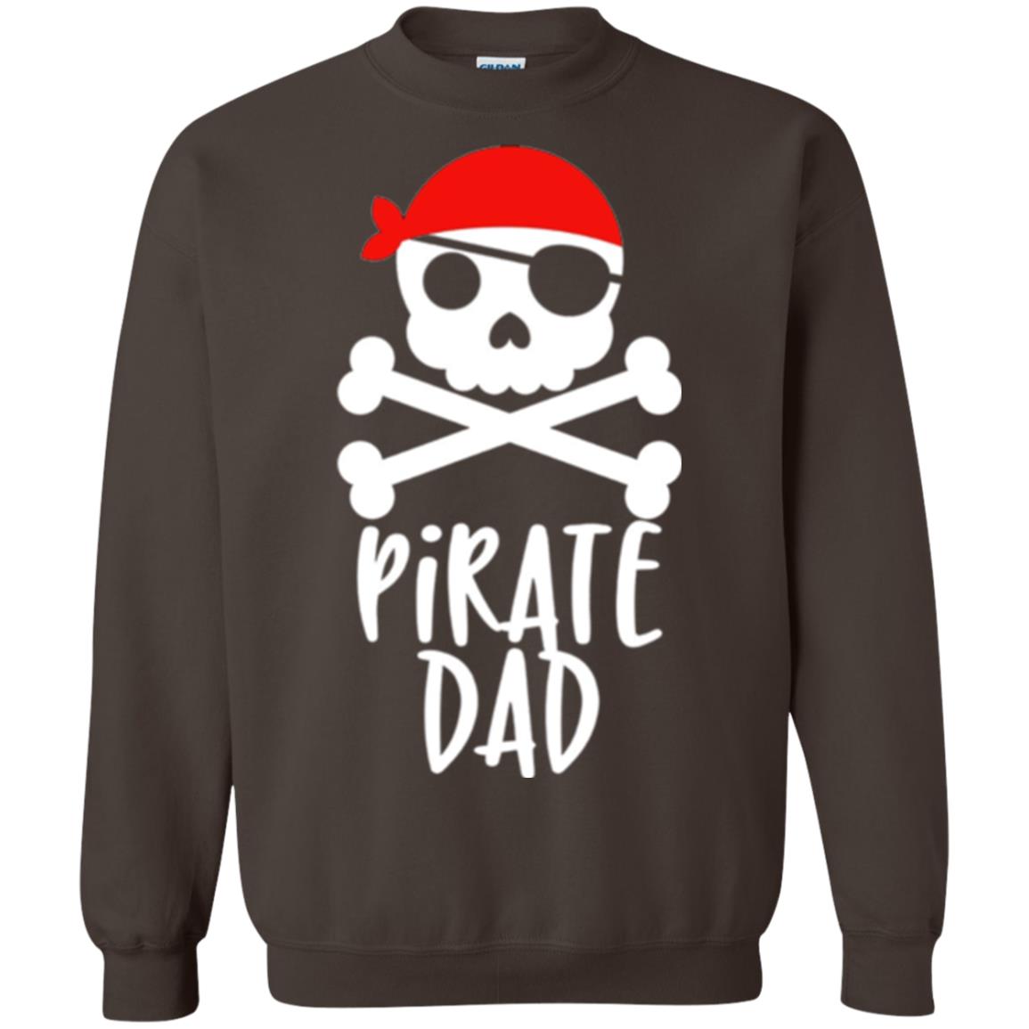 Daddy T-shirt Pirate Dad T-shirt Dark Chocolate