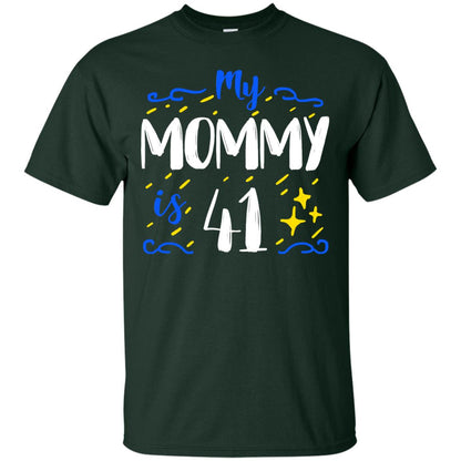My Mommy Is 41 41st Birthday Mommy Shirt For Sons Or Daughters Forest