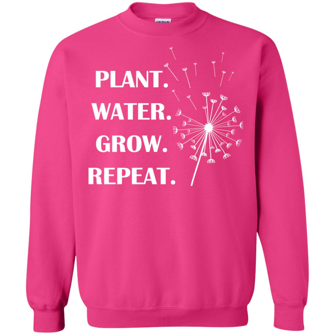 Plant Water Grow Repeat Gradener T-shirt Heliconia