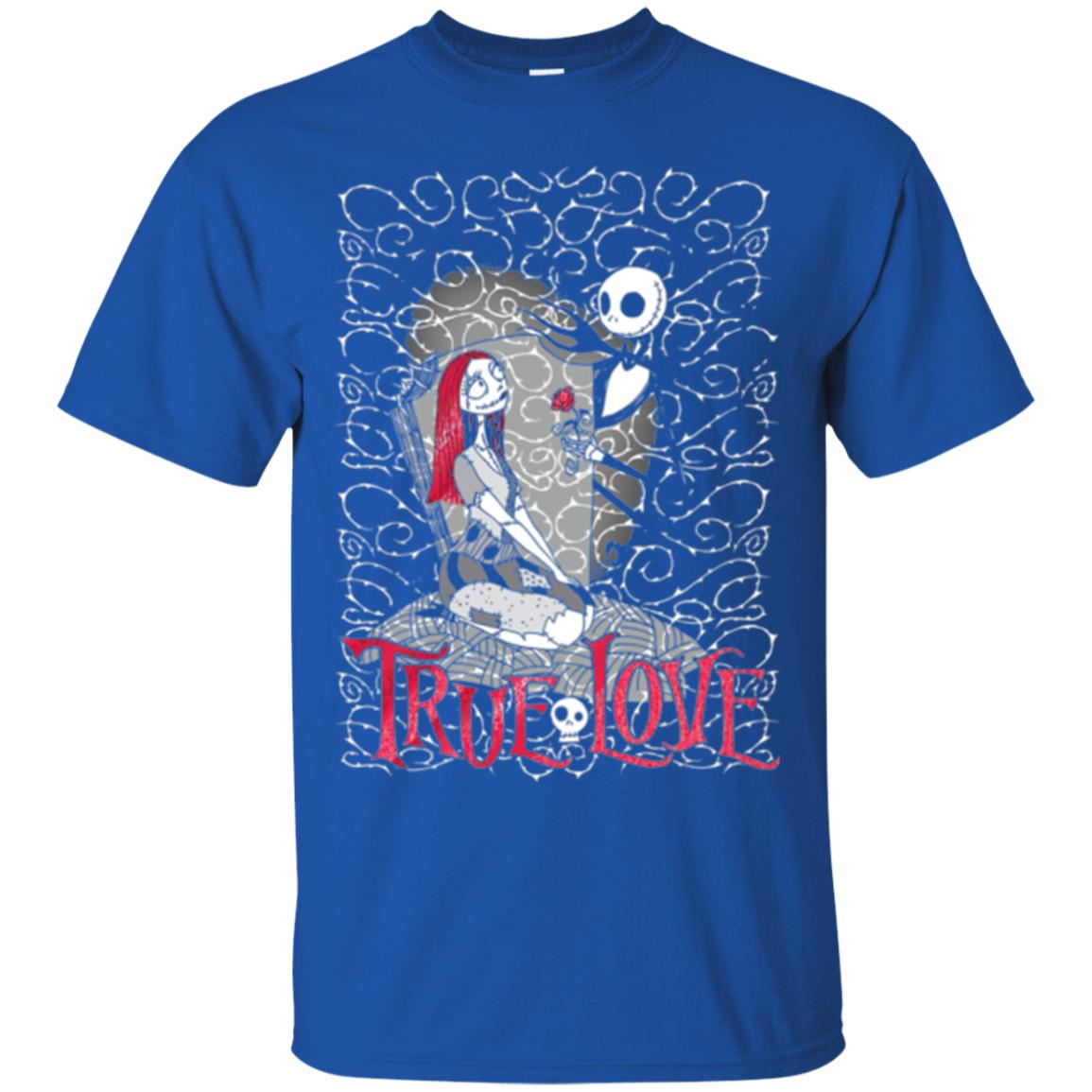 Disney Nightmare Before Christmas True Love Halloween T-shirt Royal